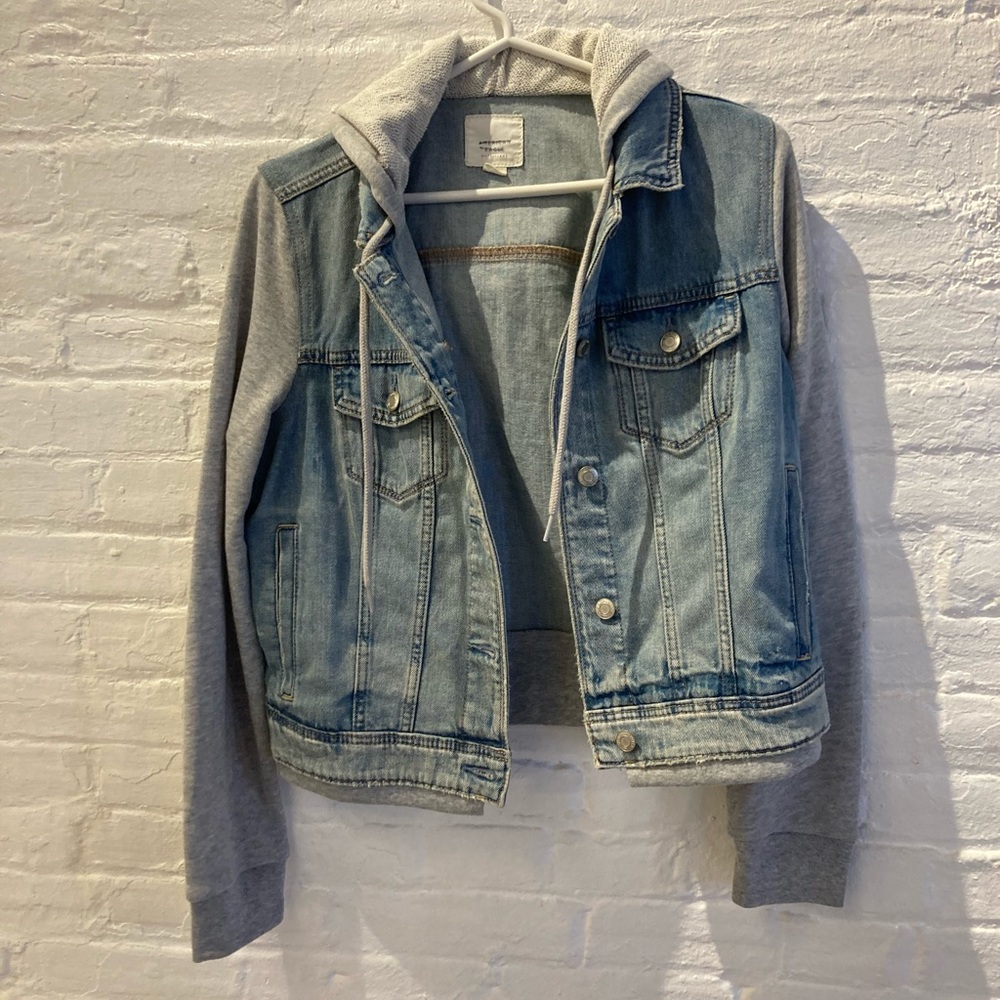 American Eagle Denim / Sweatshirt Jacket